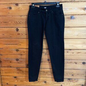 DOLCE & GABBANA black pretty very tight low rise skinny jeans 25